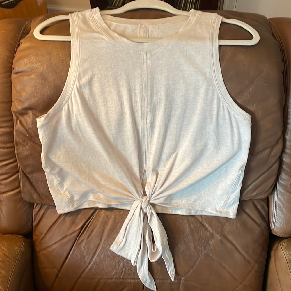 Lululemon tie-front tank